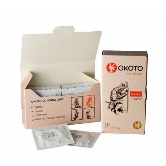 Презервативы OKOTO Classic - 12 шт. - Sitabella - купить с доставкой в Казани