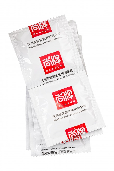 Презервативы с точками и ребрами Elasun Ribbed and Dotted - 10 шт. - Elasun - купить с доставкой в Казани