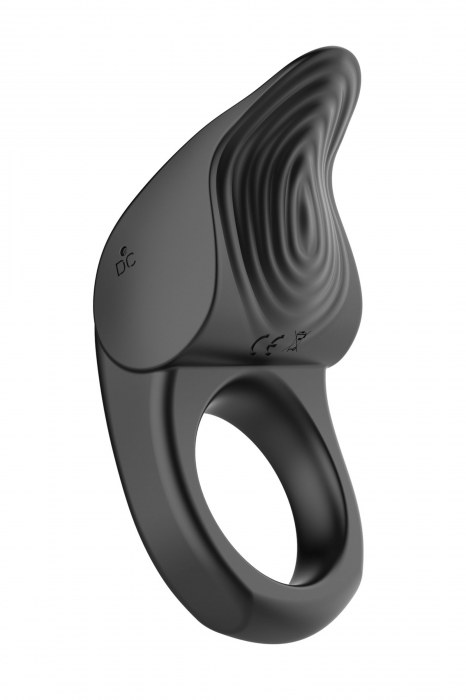 Черное эрекционное виброкольцо Vibro Lust Ring - MALESATION - в Казани купить с доставкой