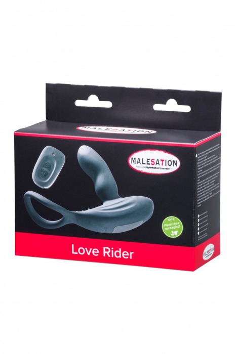 Стимулятор простаты с эрекционным кольцом Love Rider - MALESATION - в Казани купить с доставкой
