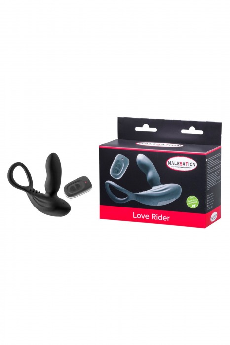 Стимулятор простаты с эрекционным кольцом Love Rider - MALESATION - в Казани купить с доставкой
