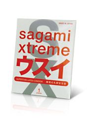 Ультратонкий презерватив Sagami Xtreme SUPERTHIN - 1 шт. - Sagami - купить с доставкой в Казани