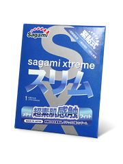 Презерватив Sagami Xtreme FEEL FIT 3D - 1 шт. - Sagami - купить с доставкой в Казани