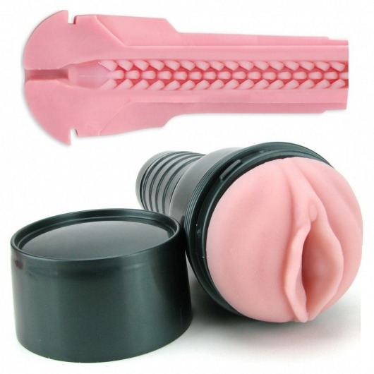 Мастурбатор-вагина Fleshlight - Vibro Pink Lady Touch с вибрацией - Fleshlight - в Казани купить с доставкой