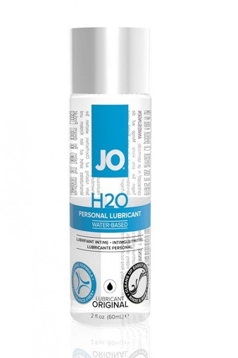 Нейтральный лубрикант на водной основе JO Personal Lubricant H2O - 60 мл. - System JO - купить с доставкой в Казани