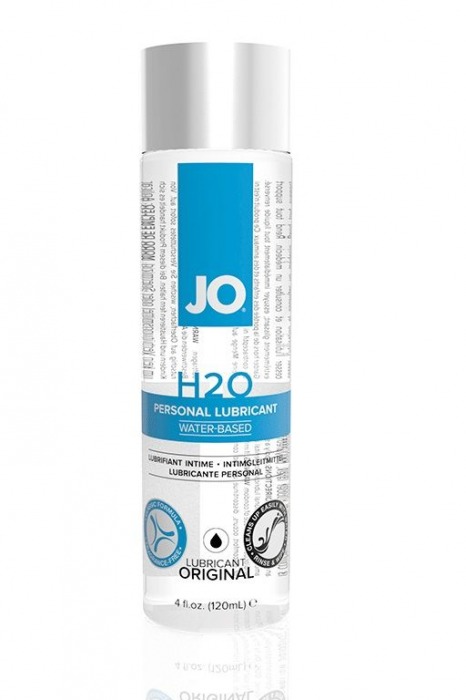 Нейтральный лубрикант на водной основе JO Personal Lubricant H2O - 120 мл. - System JO - купить с доставкой в Казани