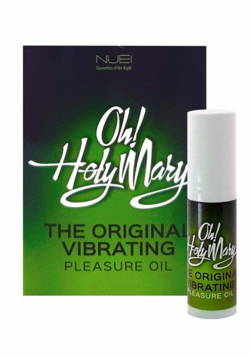 Масло унисекс с эффектом вибрации Oh! Holy Mary - 6 мл. - Nuei cosmetics - купить с доставкой в Казани