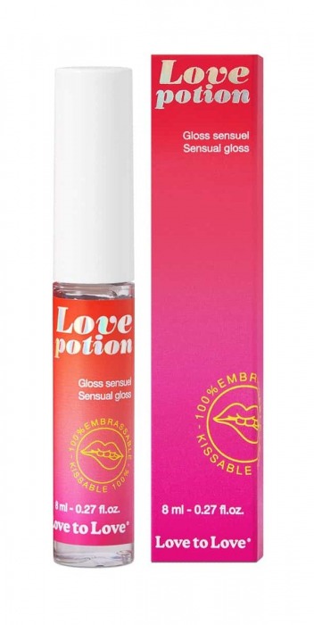 Возбуждающий блеск для губ Love Potion - 8 мл. - Love to Love - купить с доставкой в Казани