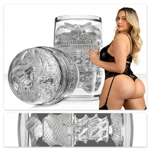 Прозрачный двусторонний мастурбатор Fleshlight Quickshot Mia Malkova - Fleshlight - в Казани купить с доставкой