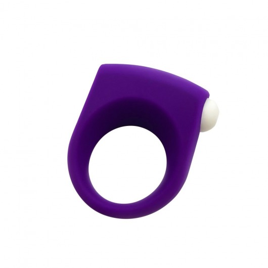 Фиолетовое эрекционное кольцо Puggle Vibrating Ring with Bullet - Adrien Lastic - в Казани купить с доставкой
