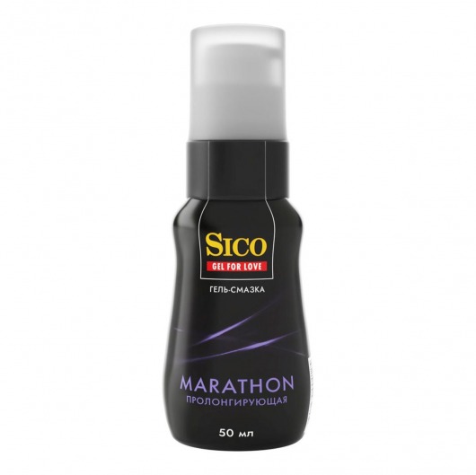 Пролонгирующая гель-смазка Sico Marathon - 50 мл. - Sico - купить с доставкой в Казани