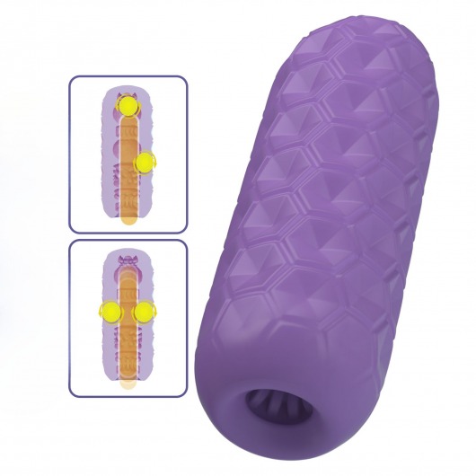 Фиолетовый мастурбатор Venus-X Twin balls - Baile - в Казани купить с доставкой