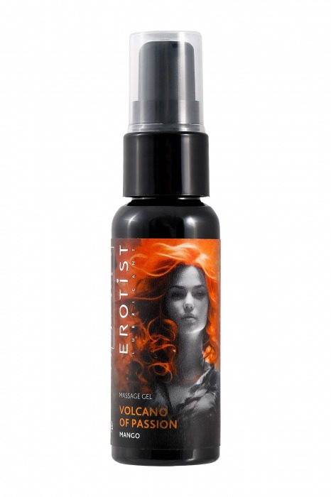 Гель с эффектом вибрации Volcano Of Passion со вкусом манго - 25 мл. - Erotist Lubricants - купить с доставкой в Казани