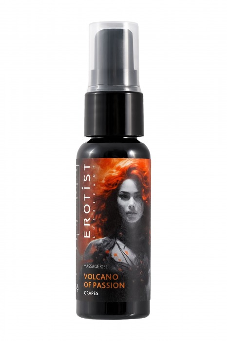 Гель с эффектом вибрации Volcano Of Passion со вкусом винограда - 25 мл. - Erotist Lubricants - купить с доставкой в Казани