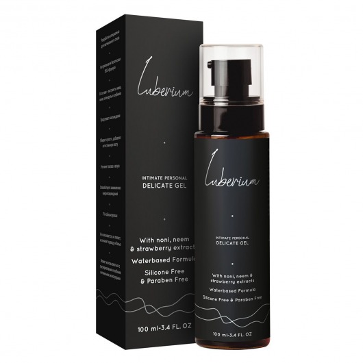 Интимный гель с экстрактами нони, нима и клубники Luberium Delicate Waterbased - 100 мл. - Luberium - купить с доставкой в Казани