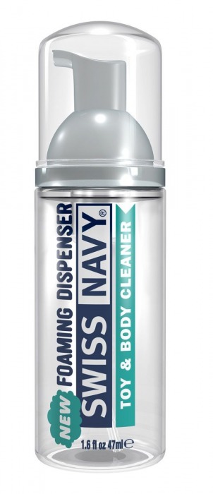 Очищающая пенка для игрушек и тела Toy   Body Cleaner Foamer - 47 мл. - Swiss navy - купить с доставкой в Казани
