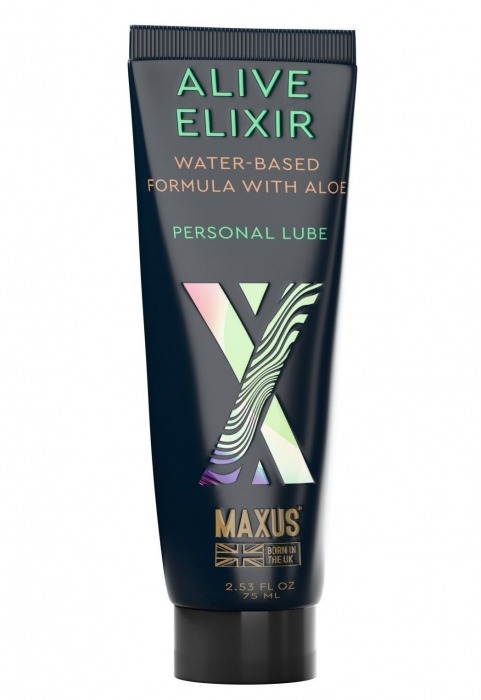 Интимный гель на водной основе MAXUS Alive Elixir - 75 мл. - Maxus - купить с доставкой в Казани