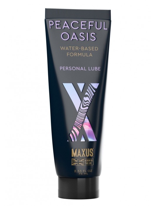 Интимный гель на водной основе MAXUS Peaceful Oasis - 75 мл. - Maxus - купить с доставкой в Казани