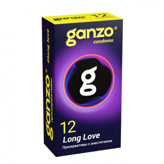 Презервативы с анестетиком для продления удовольствия Ganzo Long Love - 12 шт. - Ganzo - купить с доставкой в Казани