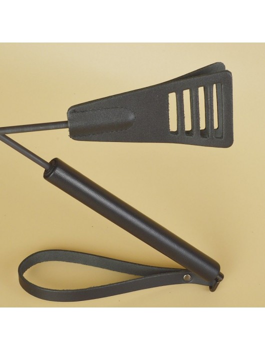 Черный кожаный стек «Сириус» - 60 см. - Sitabella - купить с доставкой в Казани