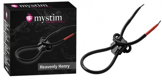 Эрекционное лассо для электростимуляции HEAVENLY HENRY - MyStim - купить с доставкой в Казани
