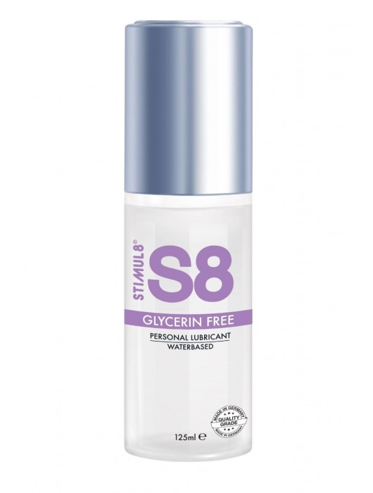 Лубрикант на водной основе S8 Glycerin Free без глицерина - 125 мл. - Stimul8 - купить с доставкой в Казани