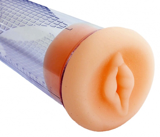 Телесный уплотнитель для вакуумной помпы в виде вагины - Boys of Toys - в Казани купить с доставкой