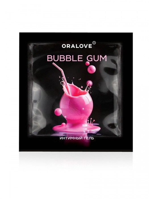 Саше съедобной оральной смазки OraLove с ароматом бабл-гам - 3 гр. - Биоритм - купить с доставкой в Казани