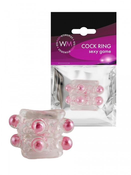 Прозрачная насадка на пенис с цветными шариками - Erowoman-Eroman - в Казани купить с доставкой