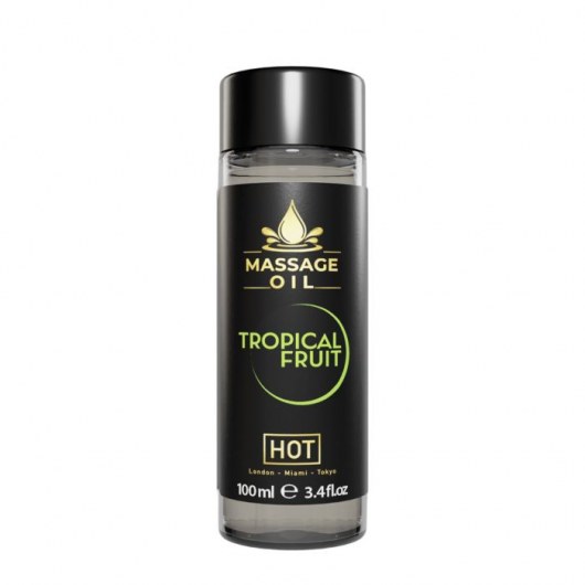 Массажное масло c ароматом тропических фруктов Massage Oil - 100 мл. - HOT - купить с доставкой в Казани