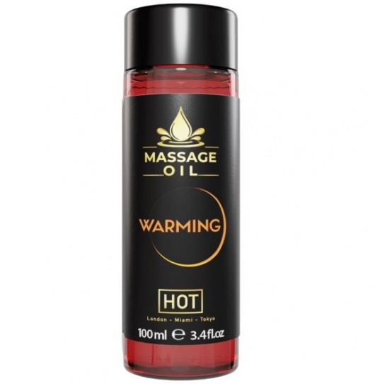 Массажное масло с согревающим эффектом Massage Oil Warming - 100 мл. - HOT - купить с доставкой в Казани