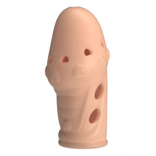 Телесная насадка на пенис Booker - 8 см. - Baile - в Казани купить с доставкой