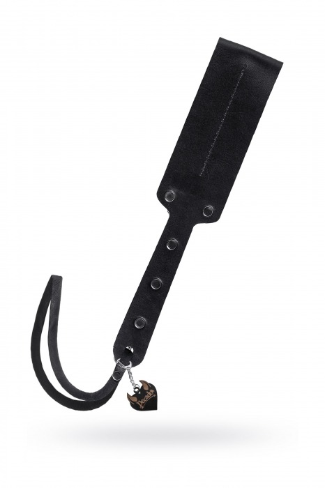 Черный кожаный пэддл - 32 см. - Pecado - купить с доставкой в Казани