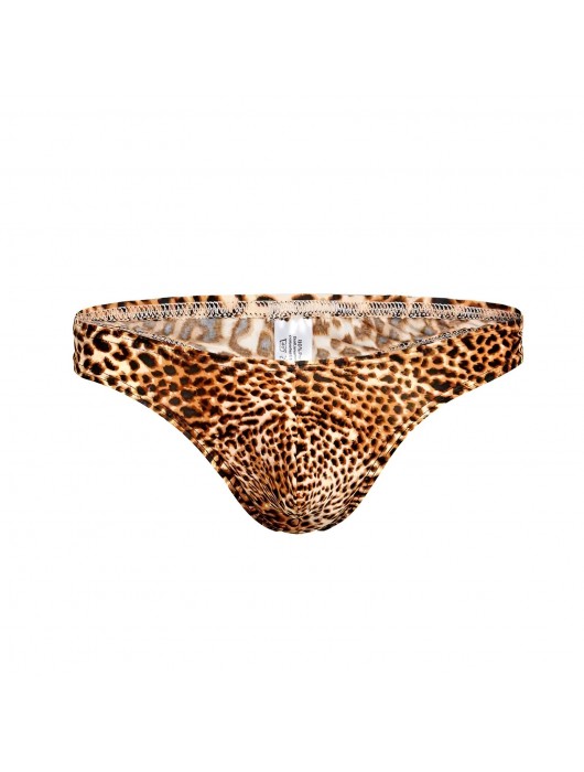 Леопардовые трусы-тонги - Romeo Rossi купить с доставкой