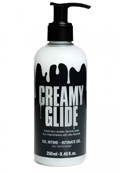 Лубрикант на водной основе Creamy Glide с консистенцией спермы - 250 мл. - Strap-on-me - купить с доставкой в Казани