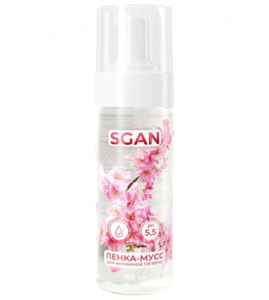 Пенка-мусс для интимной гигиены SGAN с пребиотиками - 150 мл. - SGAN - купить с доставкой в Казани