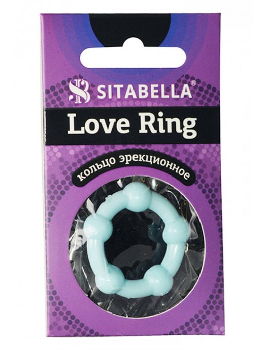 Цветное эрекционное кольцо Love Ring с бусинами - Sitabella - в Казани купить с доставкой