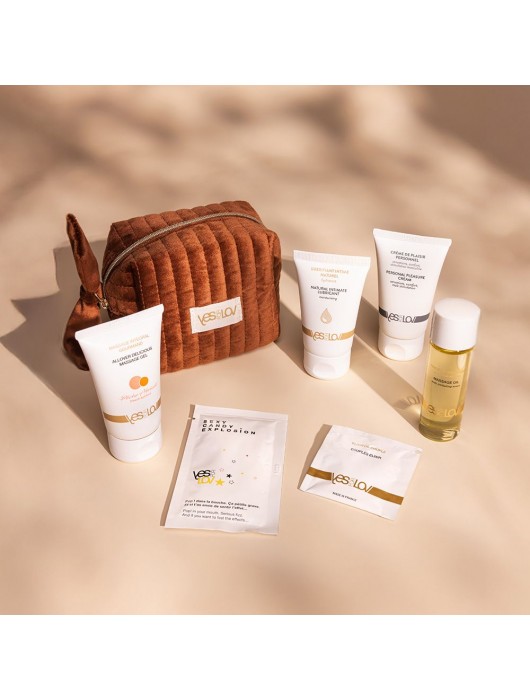 Набор YESforLOV La Trousse Enchantée в коричневой косметичке - YESforLOV - купить с доставкой в Казани