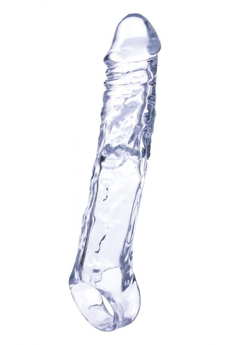 Прозрачная насадка-удлинитель Length Enhancer с подхватом - 22,3 см. - NMC - в Казани купить с доставкой