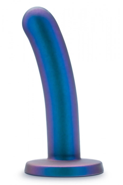 Синяя насадка с гладкой поверхностью Surrender 5.75 Inch Intermediate Pegging Dildo - 14,6 см. - Blush Novelties - купить с доставкой в Казани
