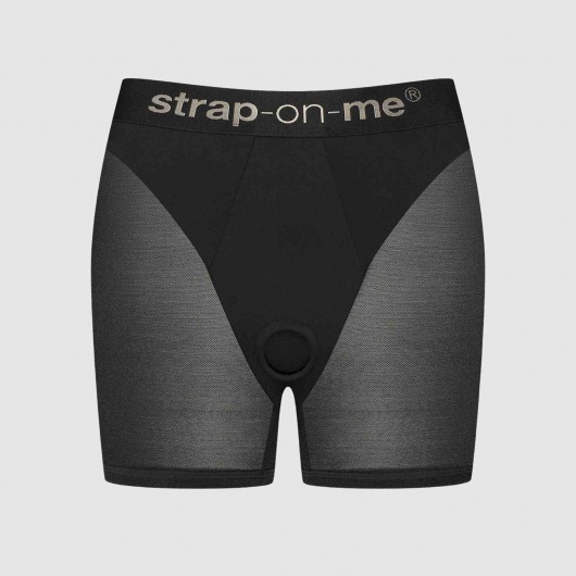 Трусики-шорты для фиксации насадок Strap-on-me Harness Lingerie Halo - size XS - Strap-on-me - купить с доставкой в Казани