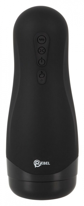 Черный вибромастурбатор с подогревом Masturbator with 3 Functions - Orion - в Казани купить с доставкой