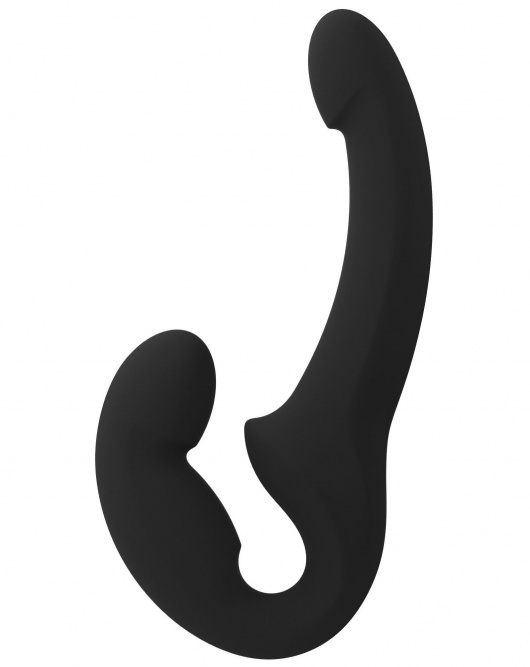 Черный безремневой страпон Share Lite - Fun Factory - купить с доставкой в Казани