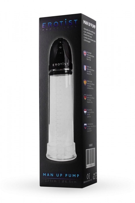 Автоматическая вакуумная помпа Man up pump - Erotist Adult Toys - в Казани купить с доставкой