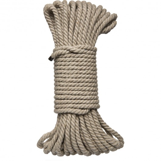 Бондажная пеньковая верёвка Kink Bind   Tie Hemp Bondage Rope 50 Ft - 15 м. - Doc Johnson - купить с доставкой в Казани