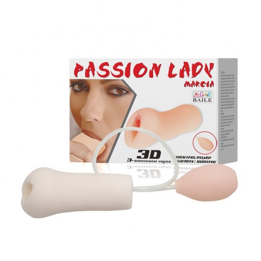 Мастурбатор Passion Lady Marcia с грушей для имитации посасывания - Baile - в Казани купить с доставкой