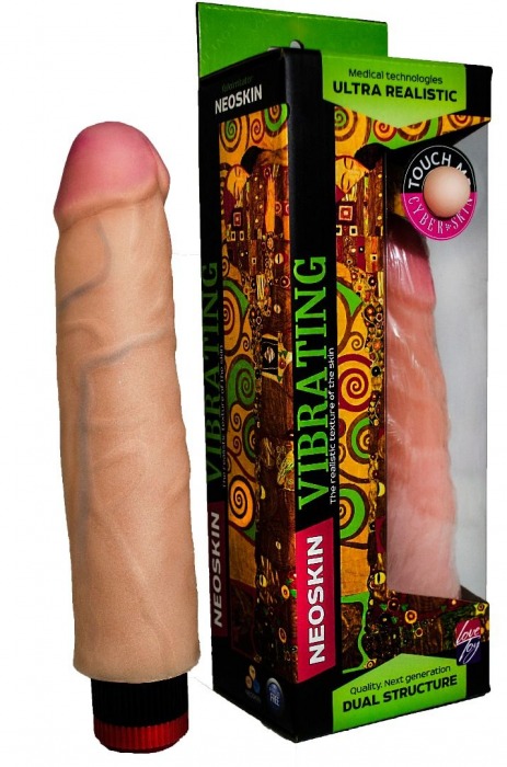 Вибратор HUMAN FORM без мошонки - 21 см. - LOVETOY (А-Полимер)