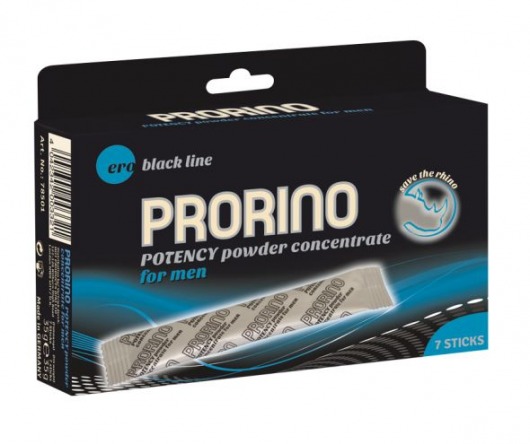 БАД для мужчин PRORINO M black line powder - 7 саше (6 гр.) - Ero - купить с доставкой в Казани