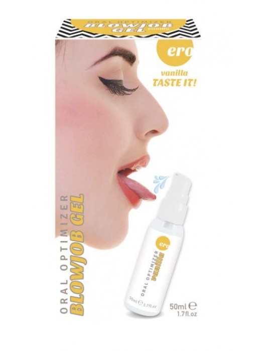 Увлажняющий гель для орального секса с ароматом ванили - 50 мл. - Ero - купить с доставкой в Казани