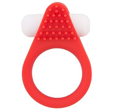 Красное эрекционное кольцо LIT-UP SILICONE STIMU RING 1 RED - Dream Toys - в Казани купить с доставкой